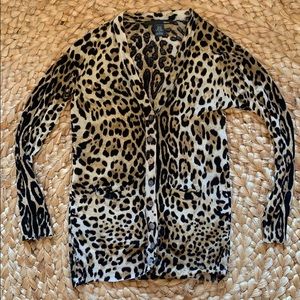 Leopard Print Cardigan